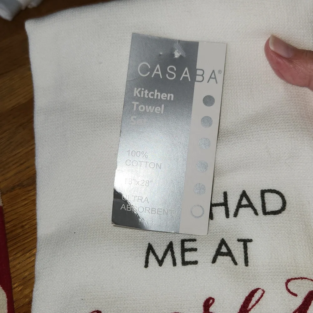 Kitchen Towels, By Casaba, and Chef Quarters
